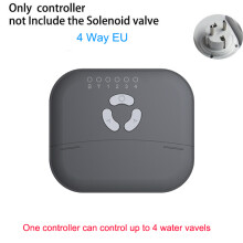 (4 Way EU)WIFI Smart Watering Garden Irrigation Controller Water Valve Irrigation Timer Smart Watering System Solenoid Valve
