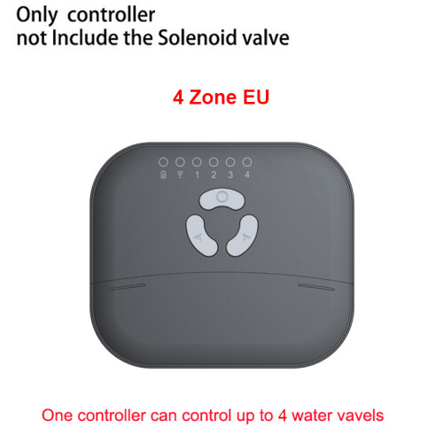 (4 Zone EU)WiFi Smart 16-Zone Sprinkler Controller, Tuya Timing Irrigation Controller System