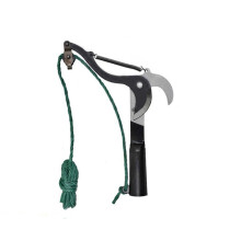 (Black)1PC High-Altitude Extension Lopper Branch Scissors Extendable Fruit Tree Pruning Saw Cutter Garden Trimmer Tool With