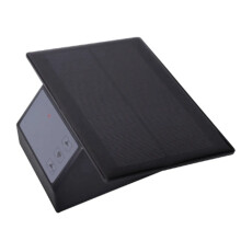 (Black)WIFI Solar Energy Smart Automatic Watering Device APP Remote Control Garden Drip Irrigation Device Easy Install