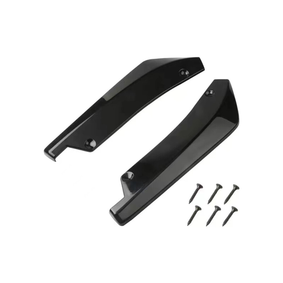 ( New)Car Rear Bumper Lip Protector Wrap Angle Diffuser Splitter Canard Spoiler For Chevrolet Camaro Ss Lt Zl1 2Lt Black 9497818835794