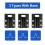 (Blade with Base)Grafting Shears Blade Pruning Cutting 3Pcs/Set U +V + Ω Type Garden Tools Additional Blade Grafting Cutting 3