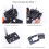 (Blade with Base)Grafting Shears Blade Pruning Cutting 3Pcs/Set U +V + Ω Type Garden Tools Additional Blade Grafting Cutting 4