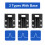 (Blade with Base)Grafting Shears Blade Pruning Cutting 3Pcs/Set U +V + Ω Type Garden Tools Additional Blade Grafting Cutting 1