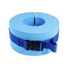 (Blue)EVA Foam Swimming Floating Rings With Quick Release Buckle Fitness Exercise Set Workout Ankles Arms Belts Pool Accessories