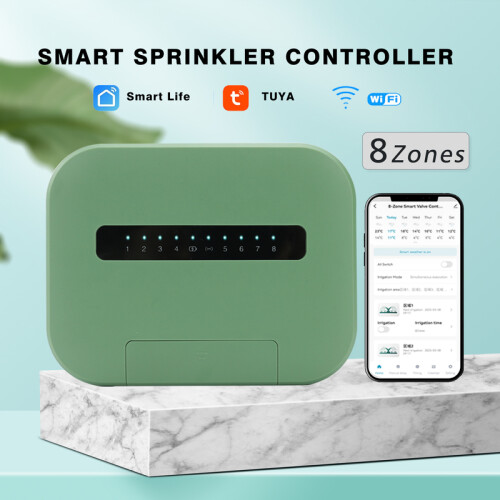 (DN20-AC24V-2PCS)Tuya Wifi Smart Irrigation Controller Automatic Manual Watering APP Controll Wireless Sprinkler Controller 1