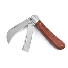 (Double head)Garden Grafting knife Stainless Steel wood Handle Pruning Knife Grafting Tape Fruit Trees tools Gardening