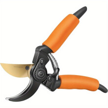 (A)8.5" Bypass Pruning Shears - Heavy-Duty Garden Scissors with Ultra Sharp SK5 Blades, 3/4" Cutting Capacity