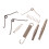 (A3)5PCS Pruning Shears Spare Spring Set Garden Spring for Pruning Shears Grafting Scissors Components Scissors Spring Part 2