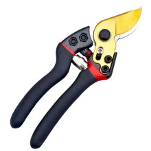 (B)8.5" Bypass Pruning Shears - Heavy-Duty Garden Scissors with Ultra Sharp SK5 Blades, 3/4" Cutting Capacity