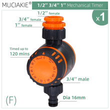 (F)Garden Mechanical 3-Way Timer with Double Control Watering Irrigation Automatic Controller for Outdoor Hose Drip Sprinklers
