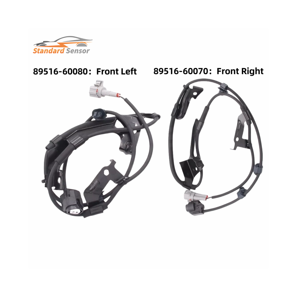 (Front Right)Front Left/Right 89516-60070 89516-60080 Abs Wheel Speed Sensor Harness For Toyota 4Runner Fj Lexus Gx470 9497818848343