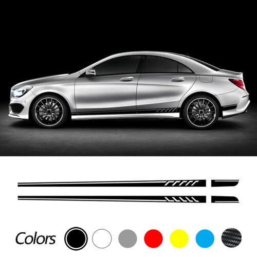 (Γυαλιστερό Μαύρο - για SL) Αυτοκόλλητο Πόρτας Πλαϊνού Αυ 1
