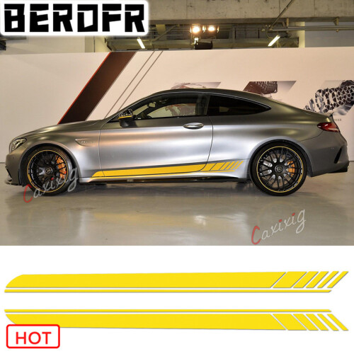 (Γυαλιστερό Μπλε-2-Πόρτα Coupe) 2 Τεμάχια Μαρσπιέ για Mercedes Benz 2