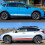 (Γυαλιστερό γκρι) για Subaru XV 2 τεμάχια αυτοκόλλητα πλευρ 2