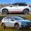 (Γυαλιστερό Πορτοκαλί) Για Subaru XV 2PCS Αυτοκόλλητα Πλαϊνής 5