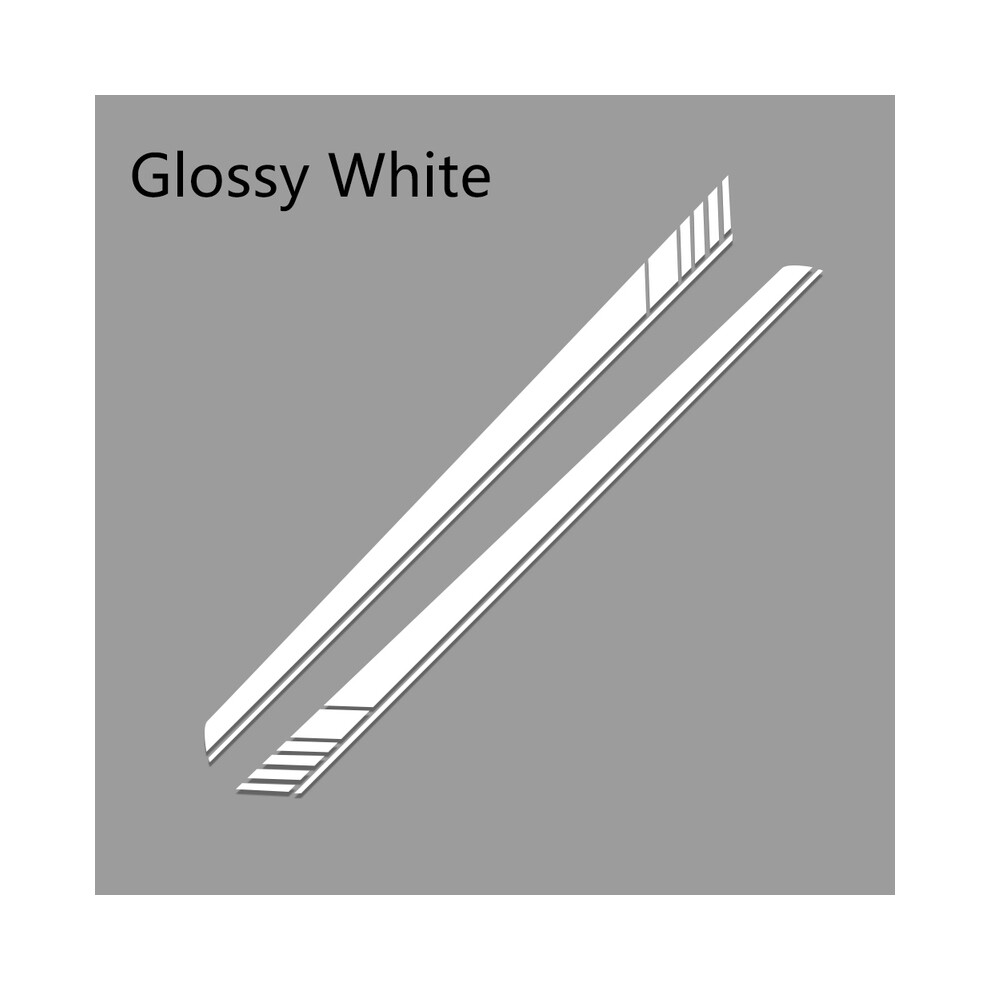 (Glossy )Edition 1 Car Stripe Side Skirt Long Sticker Decal For Mercedes Benz Gle Glk Ml Class Amg W164 W166 Gle350 White 9497818853965