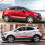 (Γυαλιστερό λευκό - με Mokka - Μοντέλο B) Για OPEL MOKKA X Αυτοκόλλητ 6