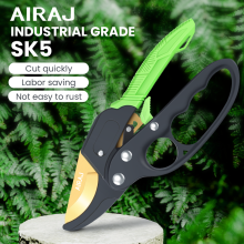 (Golden)Gartenschere Ergonomisch - SK5-Legierungsstahl, Schnelle, Effiziente Schnitte, Arbeitssparende