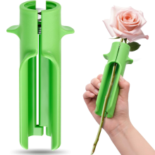 (Rose Red)Rose Thorn Stripper Tool Thorn Remover for Roses Leaf Stripper Tool Flower Cleaner Cutter to Removal Leafs for