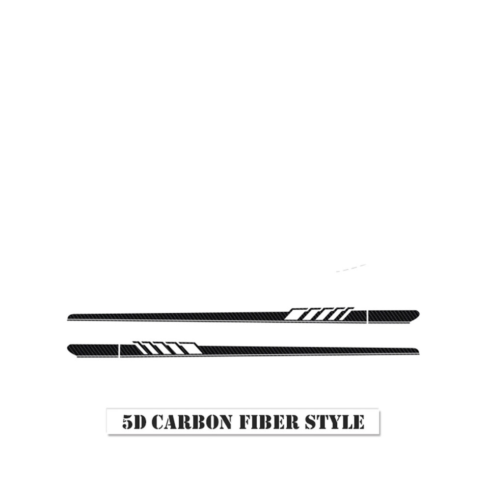 (Side-5D )Edition 1 Stripes Kit Side Skirt Decal For Mercedes Benz Gle Glk Ml Class Amg W164 W166 Gle350 Gle400 Glk350 Black 9497818872102