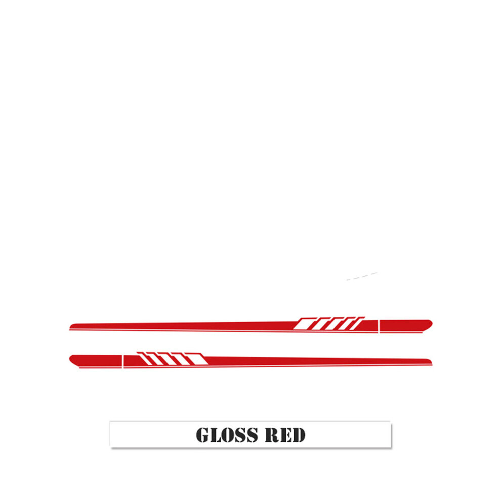 (Side-Gloss )Edition 1 Stripes Kit Side Skirt Decal For Mercedes Benz Gle Glk Ml Class Amg W164 W166 Gle350 Gle400 Glk350 Red 9497818872218