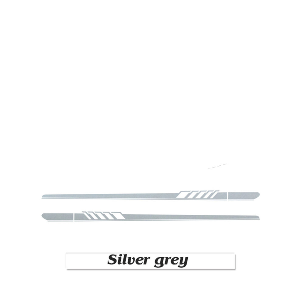 (Side- Grey)Edition 1 Stripes Kit Side Skirt Decal For Mercedes Benz Gle Glk Ml Class Amg W164 W166 Gle350 Gle400 Silver/Grey 9497818872300