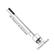 (Silver)1pc film puncher agricultural Plastic Film Puncture Tool  Simple Greenhouse Gardening Tool Set for Greenhouse Maintenance
