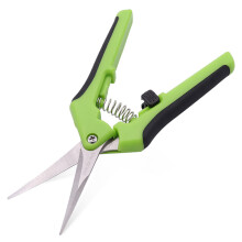 (Straight head)Stainless Steel Garden Scissors Gardener Soft Grip Scissors Multi-purpose Pruning Shears Garden Accessories