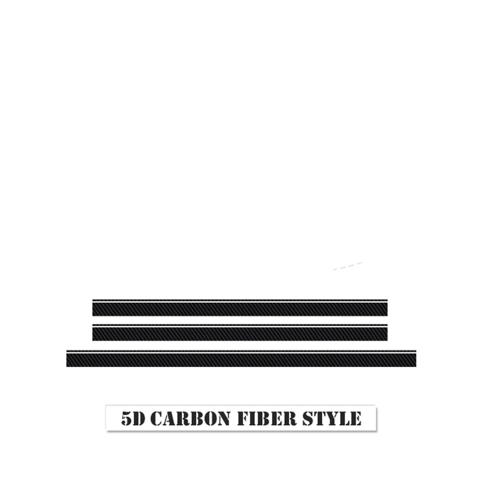 (Stripe-5D )Edition 1 Stripes Kit Side Skirt Decal For Mercedes Benz Gle Glk Ml Class Amg W164 W166 Gle350 Gle400 Glk350 Black 9497818874014