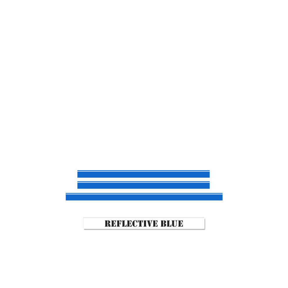 (Stripes-)For Mercedes Benz Gls Class X167 X166 Edition 1 Amg Style Car Door Side Skirt Sticker Bonnet Stripe Decal Blue 9497818874120