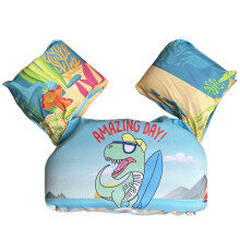 (H) Aufblasbare Armringe Schwimmbecken Arm Kreis Float Cartoon Gedruckt Rettungsweste Erwachsene Kinder