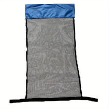 (Netztasche Dunkelblau) Schwimmende Pool-Wasserhängematte, Pool-Schwimmliege, langlebiger Schwimmring,