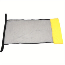(Nur Netztasche, gelb) Schwimmende Pool-Wasserhängematte, Pool-Schwimmliege, langlebiger Schwimmring,