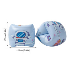 (U)Inflatable Arm Rings Swimming Pool Arm Circle Float Cartoon Printed Life Jacket Adult Kids Floating Sleeves Swimming