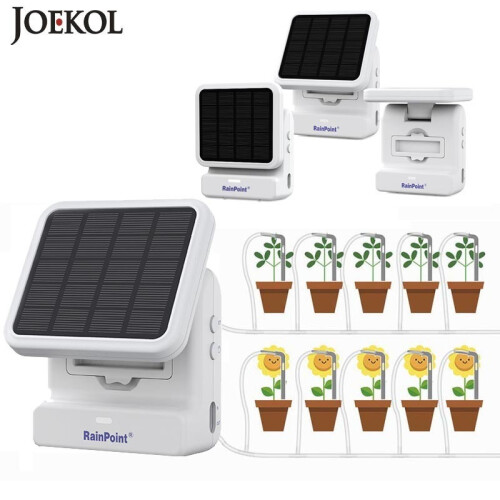 (watering pump kit)Wifi Smart Home Watering Timer Charging App Automatic Micro Drip Irrigation System Solar Panel Powered 1