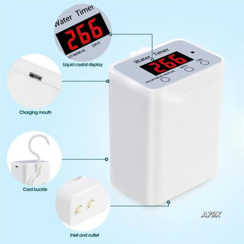(White)Automatic Watering System - Smart Drip Irrigation Machine With Programmable Water Timer For Plants 2
