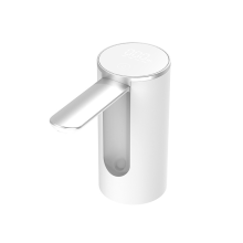 (WHITE)Electric Water Pump Water Dispenser Household Foldable Barreled Water Smart Water Bottle Pump Kitchen Chargeable
