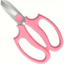(Pink)1pc Floral Scissors Flower Branch Scissors Ribbon Cutting Paper Cutting Flower Shop Flower Arrangement Gardening Pruning