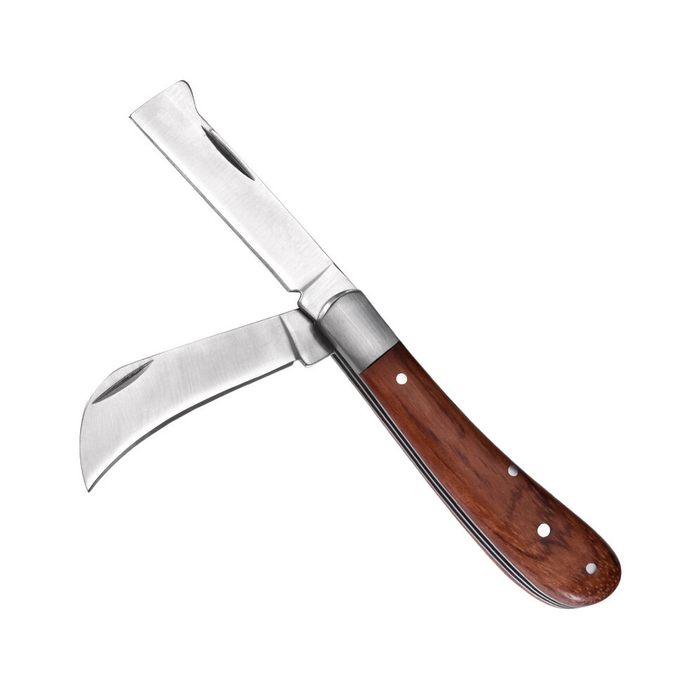 (Type A)Folding Grafting Knife Grafting Tools Grafting Pruning Knife Professional Garden Fruit Tree Grafting Cutter Wooden 9497818878777
