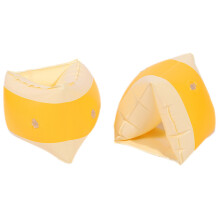 (Yellow)Swimming Arm Ring Inflatable Pool Float Sleeve PVC Swim Arm Bands Water Play Equipment Blow Up Water Rings for Pool