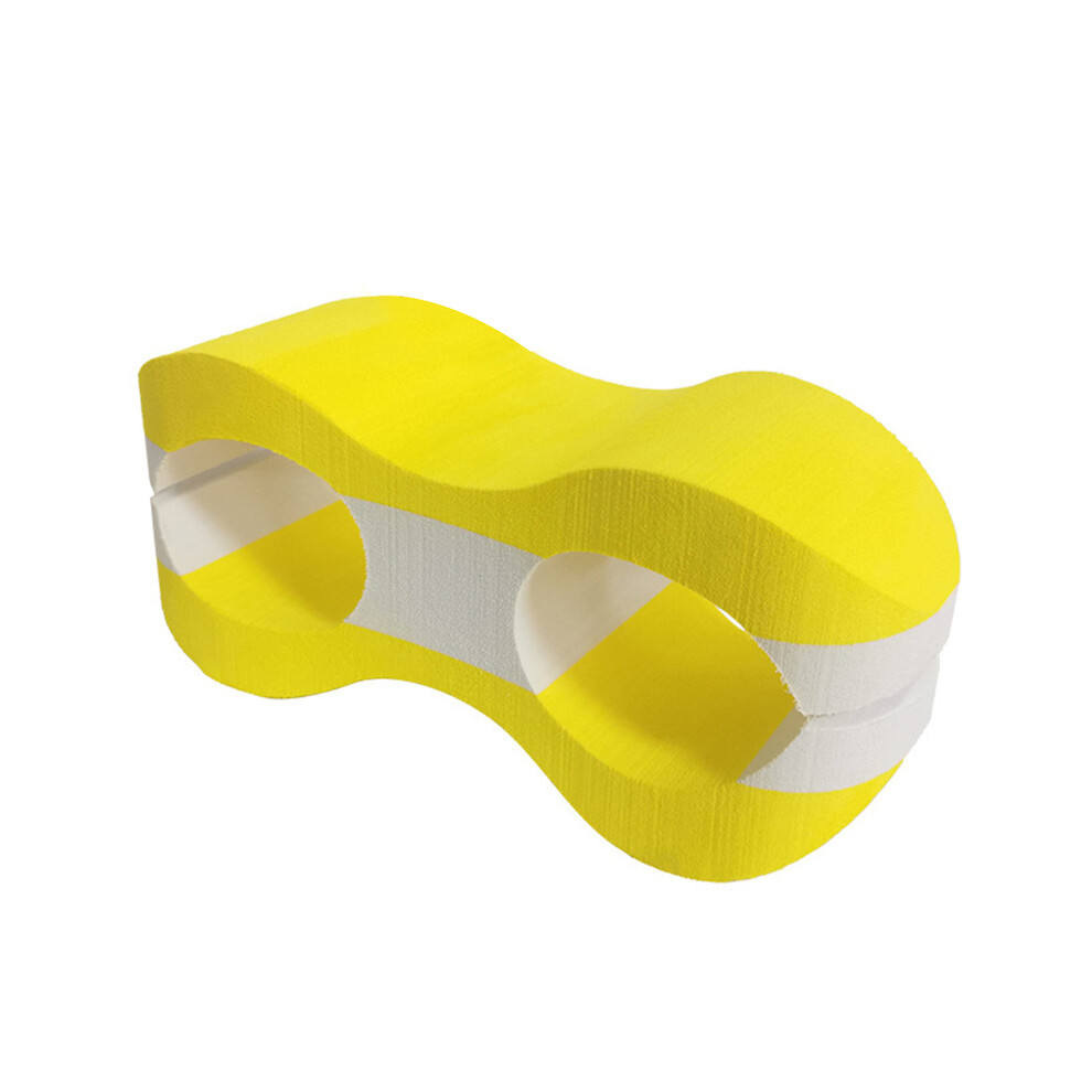 (Yellow)Pull Buoy Leg Float Floating Swimming Training Aid Swim Trainer Kickboard Legs Hips Support for Adult Body Strength