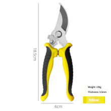 (Yellow)Professional Bypass Pruning Shears - Sharp Gardening Scissors with Safety Lock, Ergonomic Non-Slip Handles for Tree