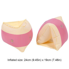 (Z2)Inflatable Arm Rings Swimming Pool Arm Circle Float Cartoon Printed Life Jacket Adult Kids Floating Sleeves Swimming