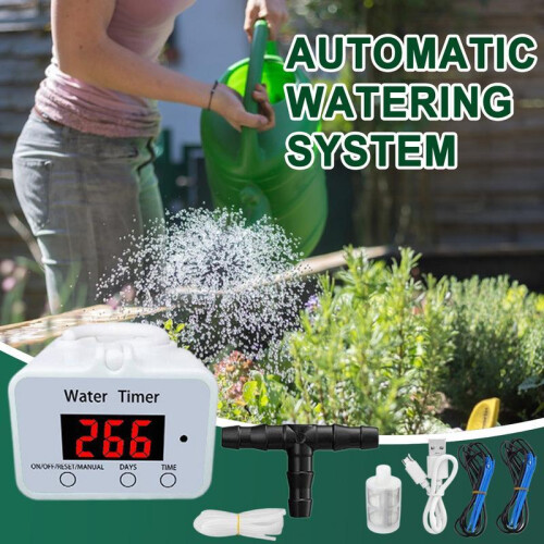 Automatic Watering System Smart Drip Irrigation Machine Waterer Programmable Water Timer Auto Waterer Device For Indoor 2