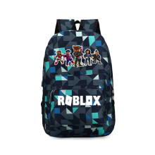 (5 Figure) Roblox Backpack Kids School Bag Students Boys Bookbag Handbags