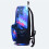 (Dark Blue) 3pcs Sets Messi Backpack Students Capacity School Bags Backpack+Cross bag+Pen Case 4
