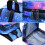 (Dark Blue) 3pcs Sets Messi Backpack Students Capacity School Bags Backpack+Cross bag+Pen Case 5