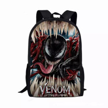 (Venom 02) Jungen Mädchen Cartoon-Figuren 3D Schulrucksack Büchertasche Reiserucksack Tasche 16
