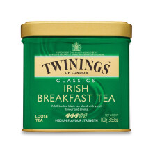 Twinings Irish Breakfast Loose Tea Caddy (International Blend) - 100g